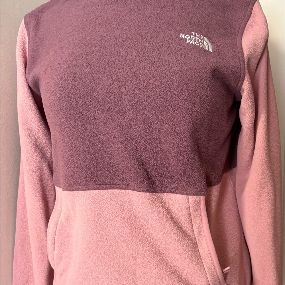 The North Face Two-Tone Pink Pullover Fleece Hoodie